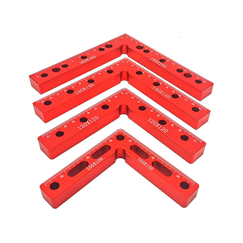 1 PC 90 Degrees L-Shaped Auxiliary Fixture Splicing board Positioning Panel Fixed clip Carpenter's Square Ruler Woodworking tool wood pellet press