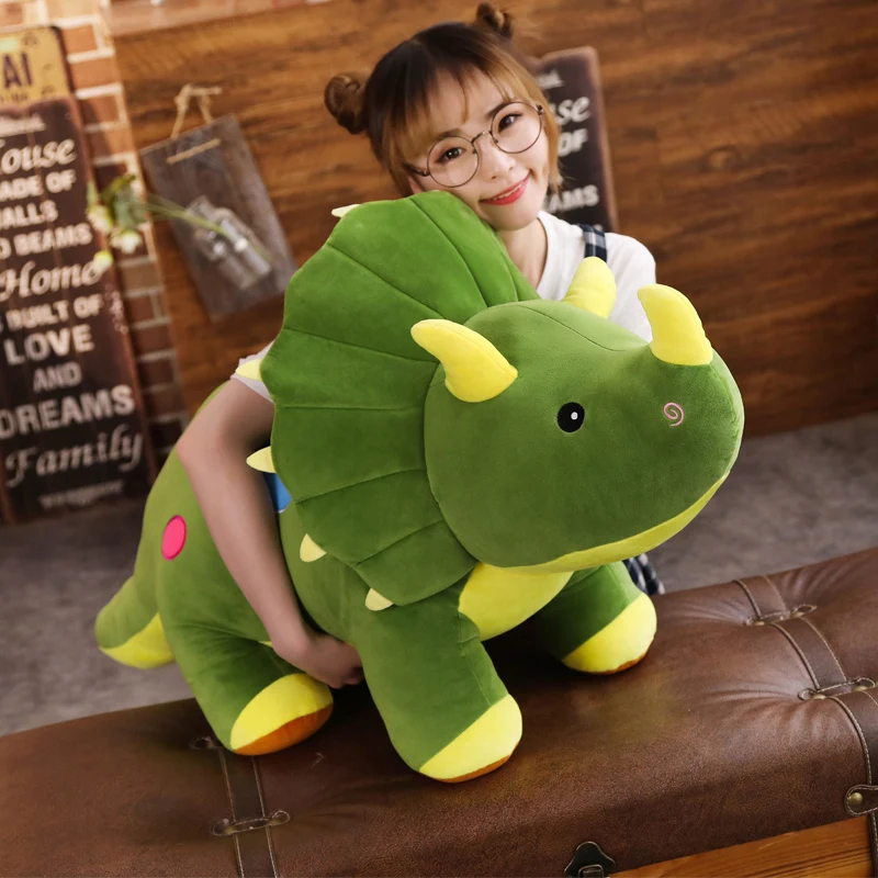 

Creative Pillow Big Plush Triceratops Stegosaurus Toy Stuffed Dinosaur Doll Soft Stuffed Toys Kids Dinosaurs Pillows Kids Gifts