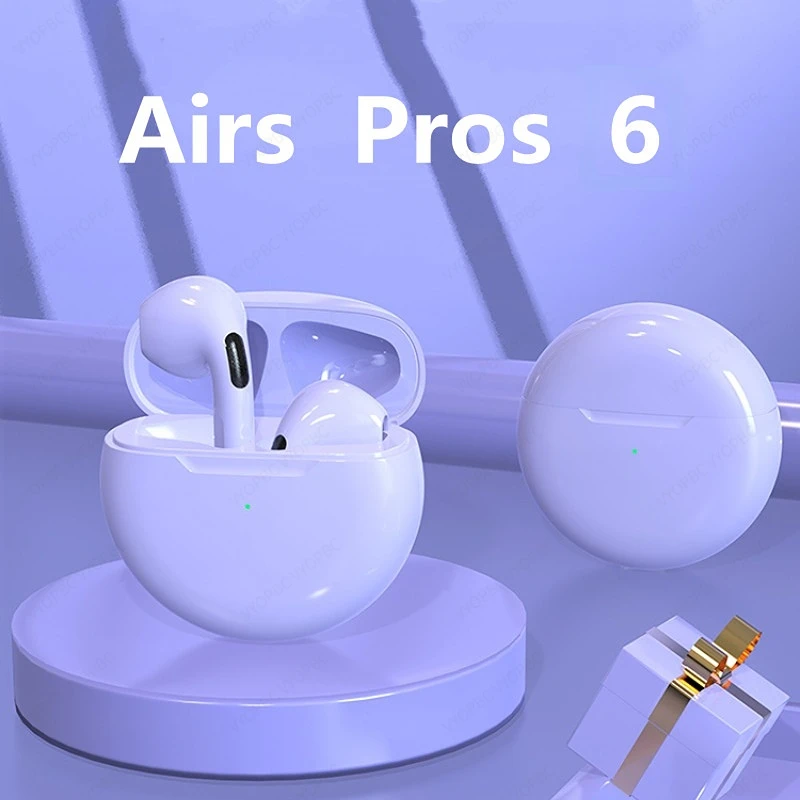 Air Pro 6 TWS Bluetooth Headphone Wireless Earphone HiFi Bass Game ...