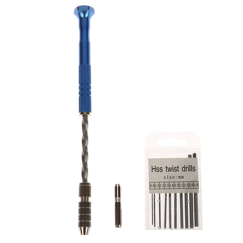 Enhanced Blue Hand Twist Drill Kit