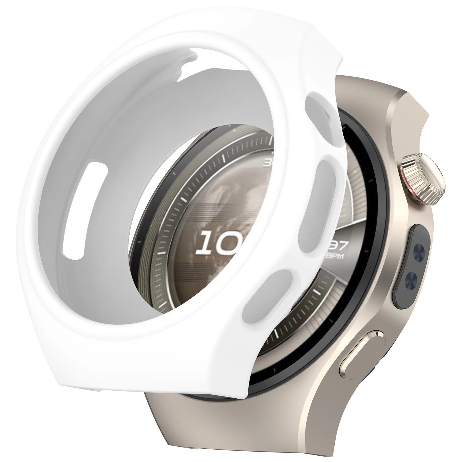 Silicone Protective Cover for Smartwatch - Full Body Soft TPU Hollow Casing