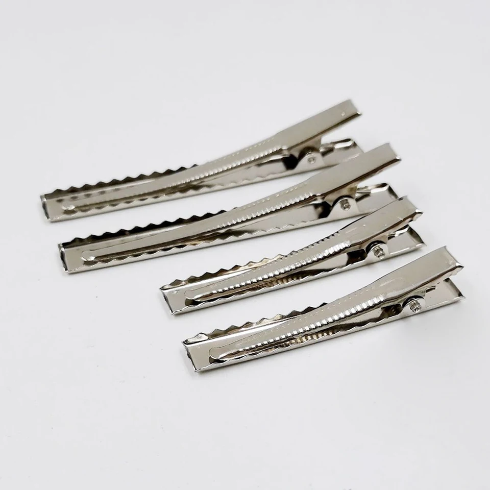 50 Stück Haarspangen (Krokodil-Clips) – Metall,  Produktbild-Vorschau 6