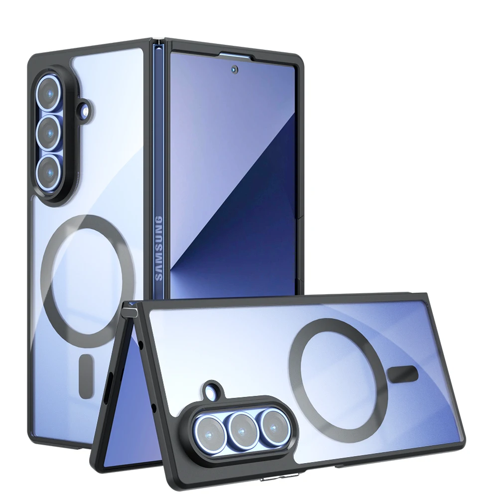 Magsafe Magnetic Shockproof Matte Phone Case with Wireless Charging