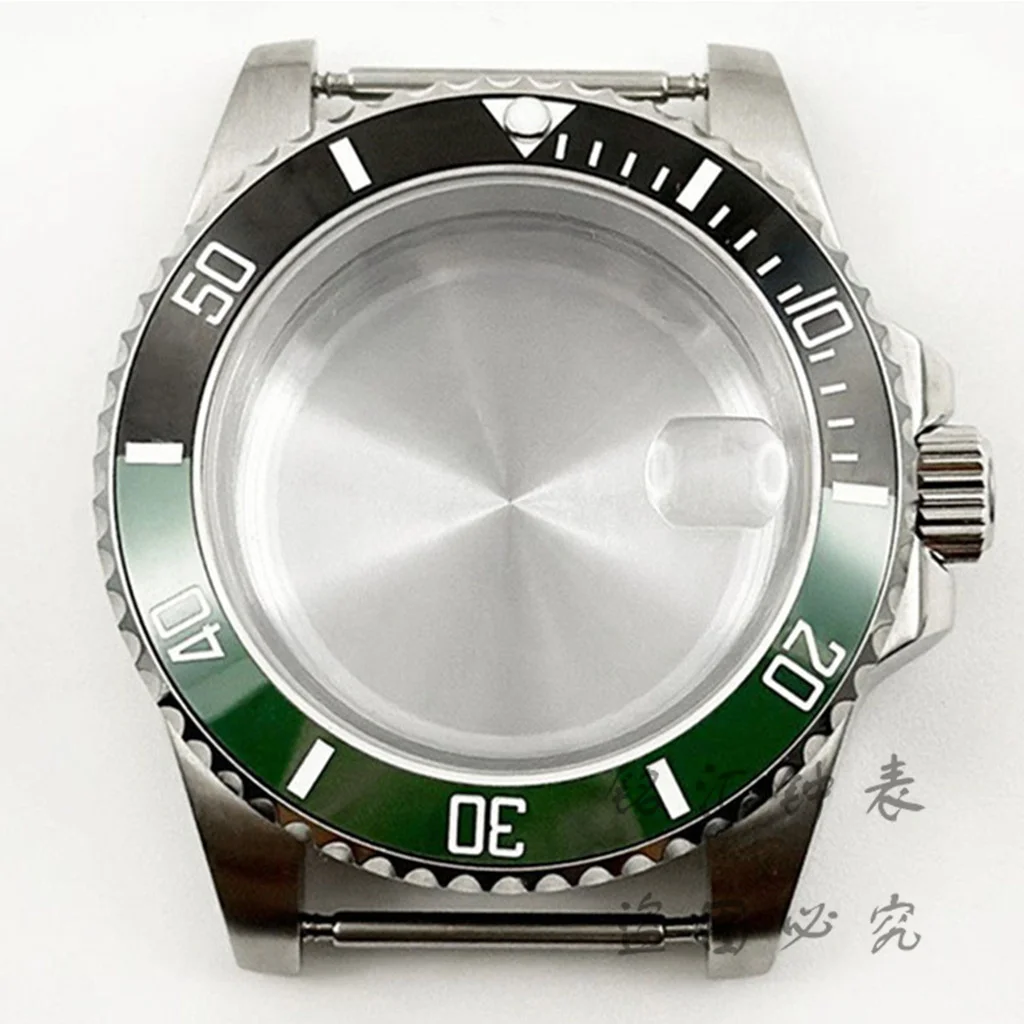 Deep Blue Bezel 40MM Diver Watch Case with Waterproof Sapphire Crystal
