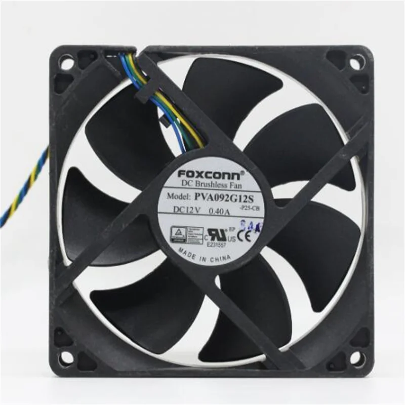 9cm 90*90*25 12V 0.40A PVA092G12S 4 wire temperature CPU