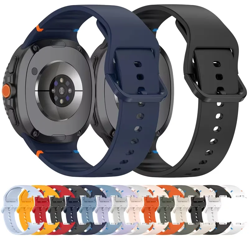 Silicone Bands for Smartwatch - No-Gap Rubber Bracelet Strap Accessories