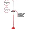 6809A, Underhoist Support Stand, ¾ Ton Capacity, 12 Inch Diameter Base, Contoured Saddle, Bearing Mounted Spin Handle, Sel 2