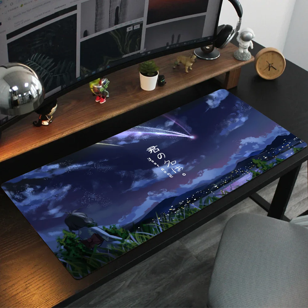 1pc Anime Your Name Mouse Mat Desk Mat With Pad Gaming Accessories Prime Gaming XXL Keyboard Pad Padding Mat 2