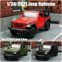 1/36 Jeep Wrangler Rubicon Off-Road Toy Car RMZ CiTY Diecast Miniature Vehicle Model Pull Back Collection Gift For Boys Kid 1