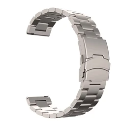 Luxury Stainless Steel Watch Band - Premium Metal Replacement Strap, 22mm Bracelet for OPPO Watch X X2 (GBSZ - Titanium Color)