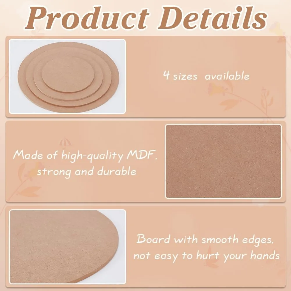 Pottery Bats Tools Portable Clay Wedging Board 5.9-11.8 inch Flat Round for Potters and Clay Artists Pottery Making