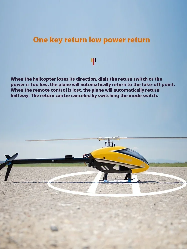 Flying Wing Fw450l V2.5 Gps Self Stabilizing Multi Functional H1 Flight Control Brush Pot Trick One Click Inverted Helicopter 5