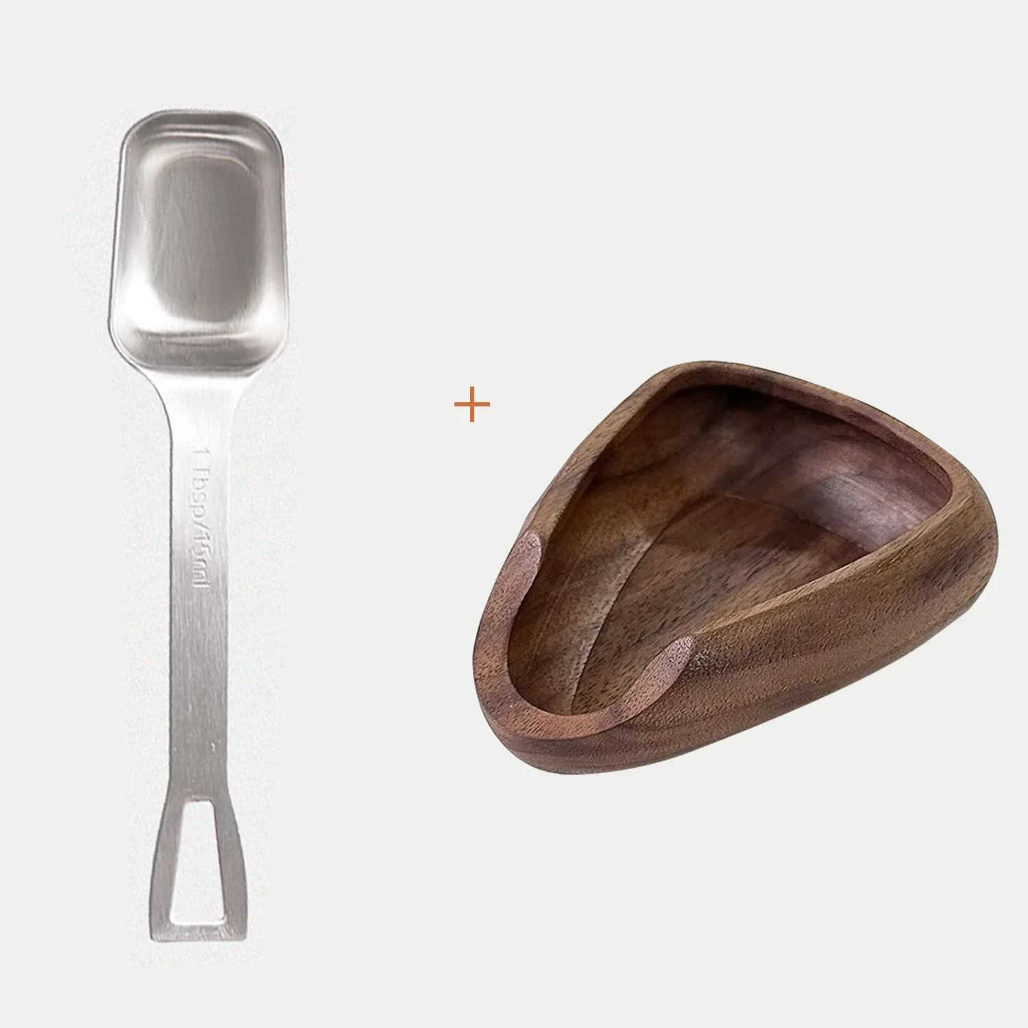 Walnut with Spoon