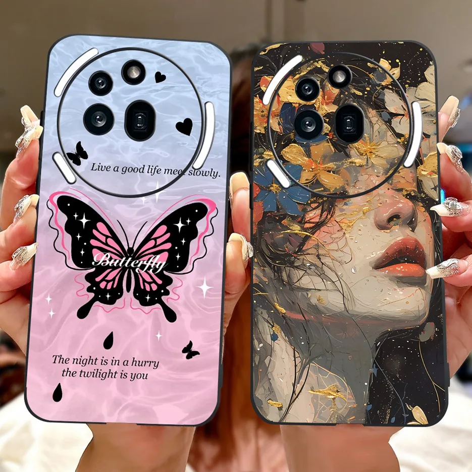 Cute Cat Lion Painted Shockproof Phone Case - Soft and Stylish Cover