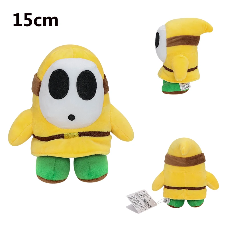 thumbnail image 1 of Muñeco de peluche de Super Mario, Wonder Shy Guy, Super Star, Cheep Chomp, Bombette, Anime, regalo de cumpleaños y Navidad para niños, 1 of 5