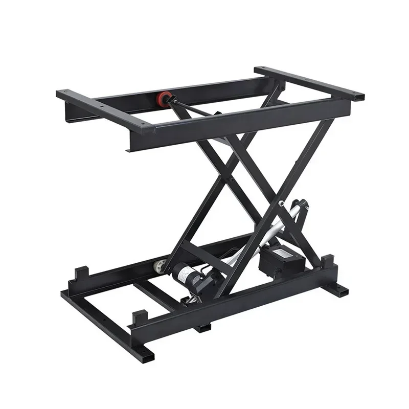 Table Lifting 80kg Electric Wired Remote Control Coffee Table Dining 24V Lifting Hardware Folding Iron Frame
