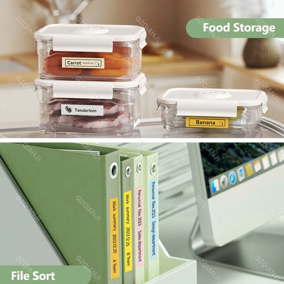 P15 Thermal Paper Rolls Continus Label Tape 15mm*4m Self Adhesive Label Sticker White Color for Marklife P15 Label Printer