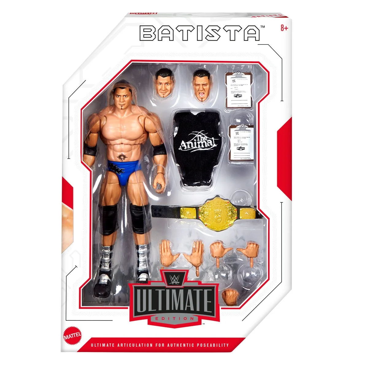 In Stock Mattel WWE Ultimate Series Dwayne Johnson Beast Batista 6 