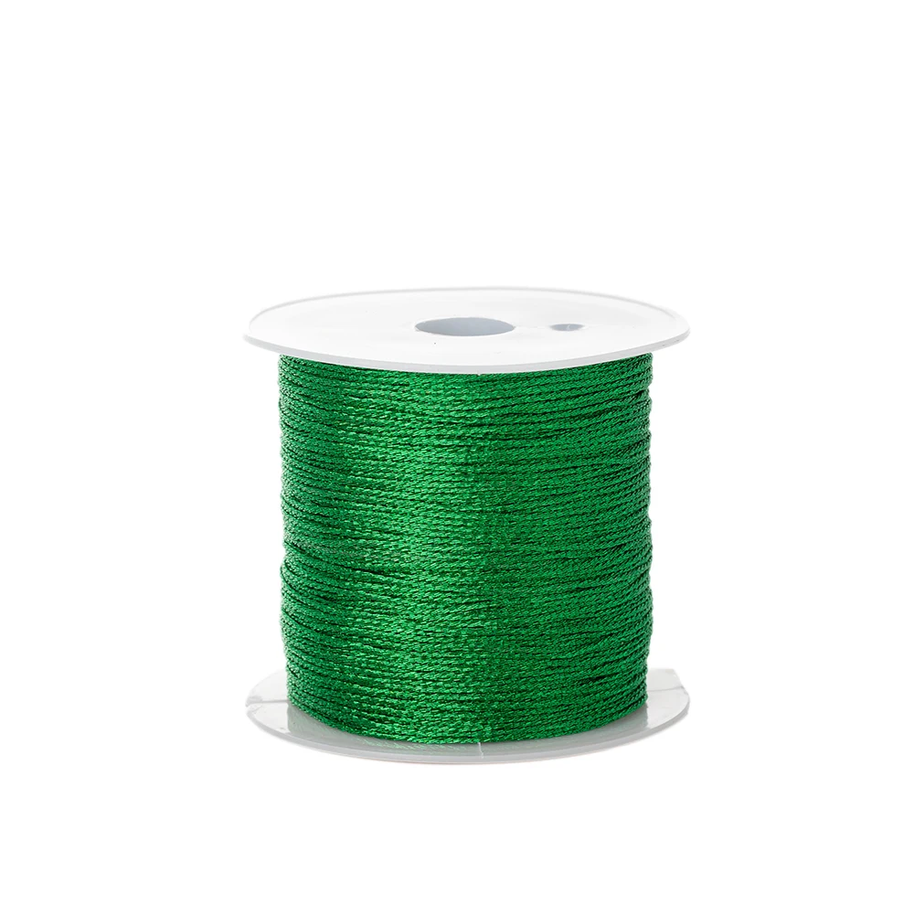 Premium 0.4mm Nylon Satin Cord - 50m for Jewelry Making, Beading, and Knot Crafting