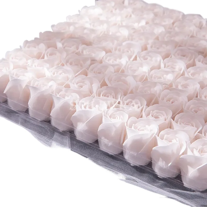 Luxurious Three-Layer Rose Bouquet Gift Box - Set of 25 Elegant Faux Flowers