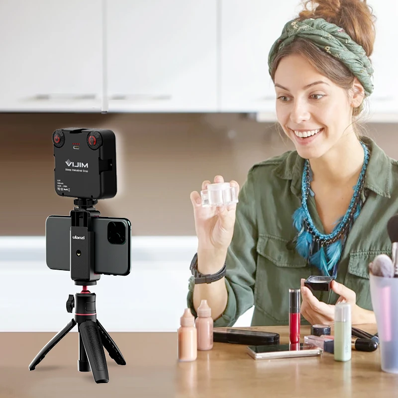 Luce LED Per Videocamera VIJIM VL100C - Batteria 2000mAh, CRI95+, Con Attacco Cold Shoe - Foto 3