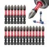 Geinxurn Diamond Coated Impact Screwdriver Bit Set, 2'' Insert Driver Bits, Magnetic S2 Steel PH2 Bits Set with Tubes Package
