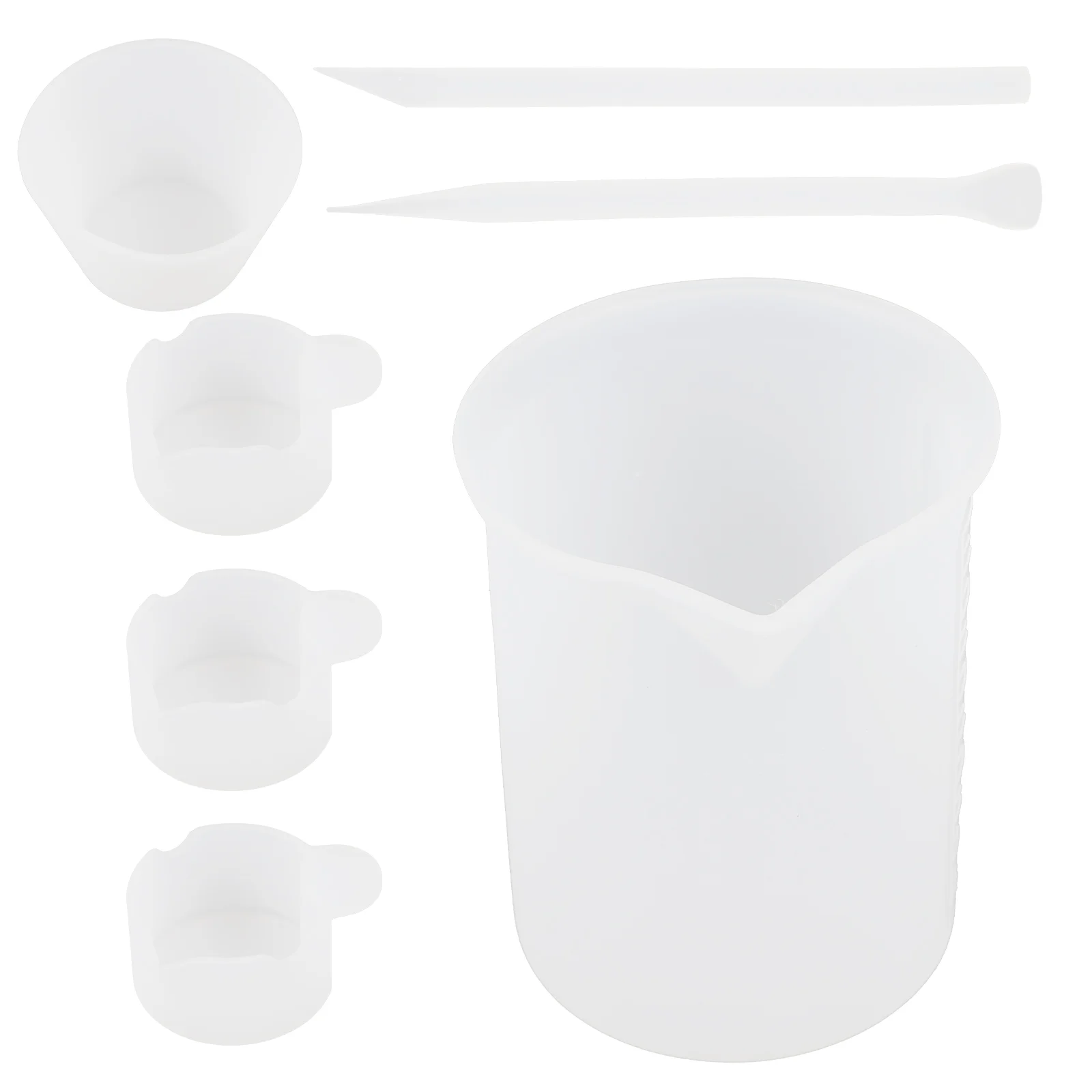 

Мерный стаканчик из хрустальной эпоксидной смолы, силиконовые чашки для смолы, инструменты для смешивания, формы для ювелирных изделий, удобные маленькие торты