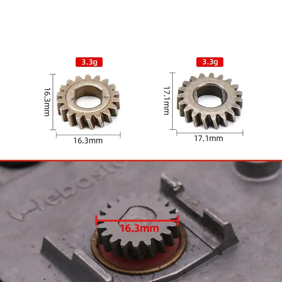 18/19 Tanden Motorreductor Metalen Zonnedak Motor Gear Reparatie Kit Gemakkelijk Te Bevestigen Compatibel Voor W203 W204 W211 Kwaliteit Metaal Gemaakt