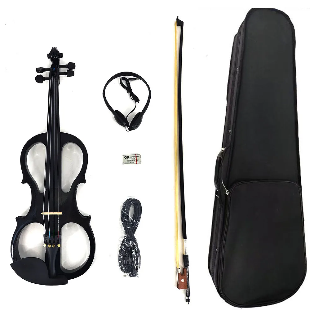 Electric Violin Beginner Wood Electric Violin Violin 4/4 Electric