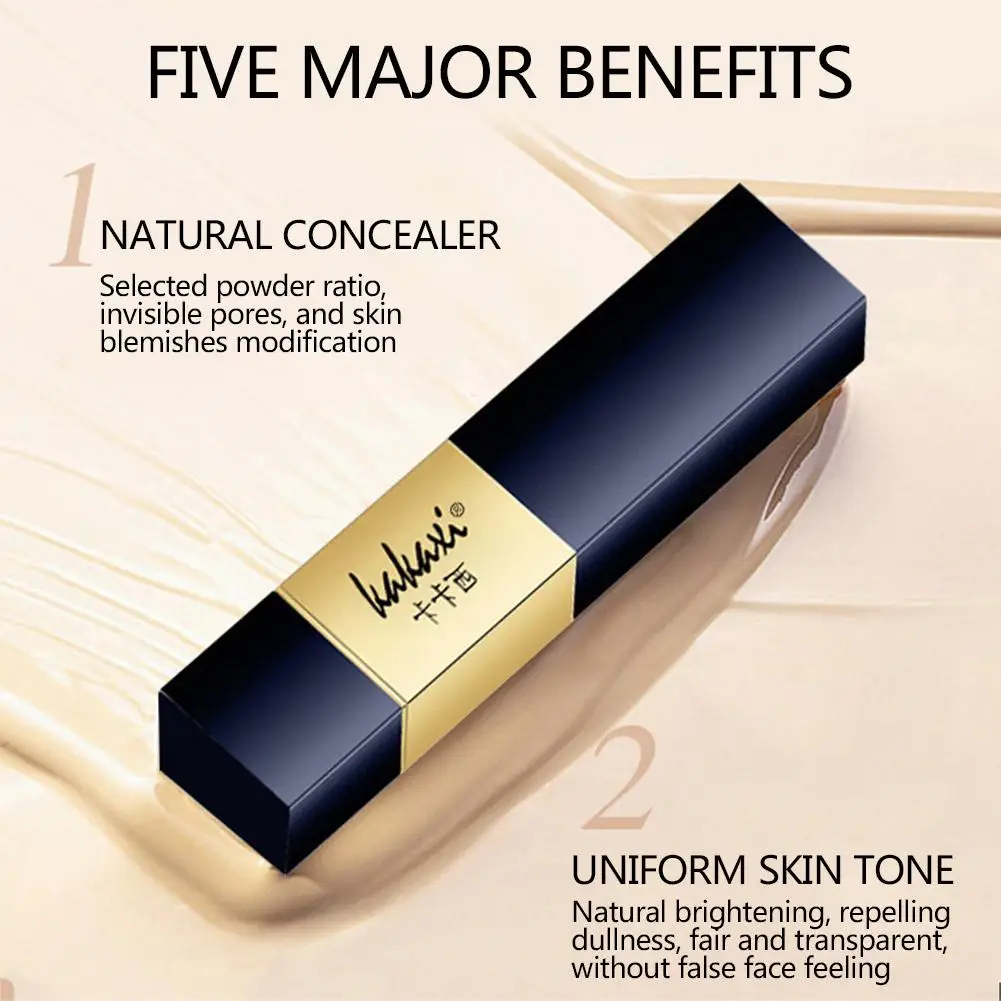2in1 Foundation Stick Contour Pen Concealer Lasting Waterproof Brightening Covers Dark Circles Spots Acne makeup concealer,waterproof concealer,face concealer,contour stick,face concealer pen