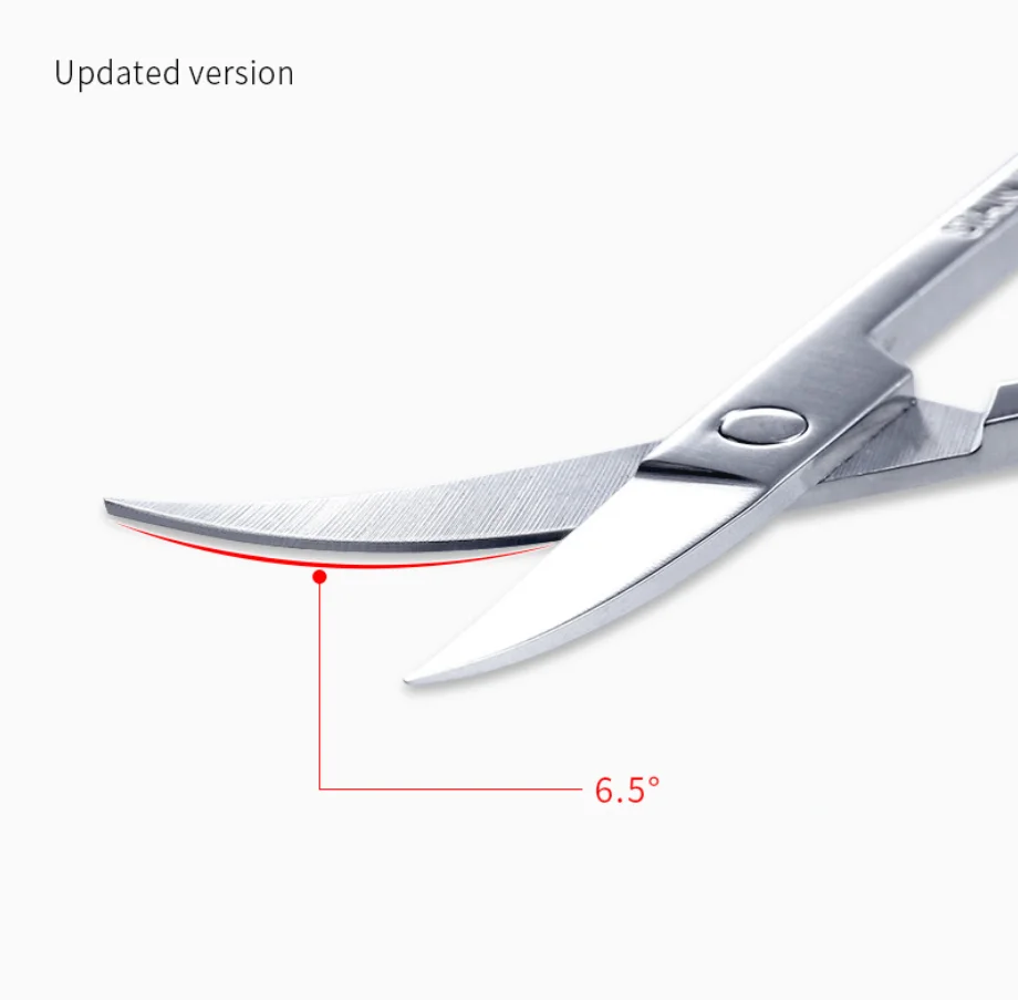 Facial Hair Small Scissors For Men Women 3 Styles Multi-purpose Eyebrow, Nose Hair, Mustache, Beard, Eyelashes Trimming Kit 6
