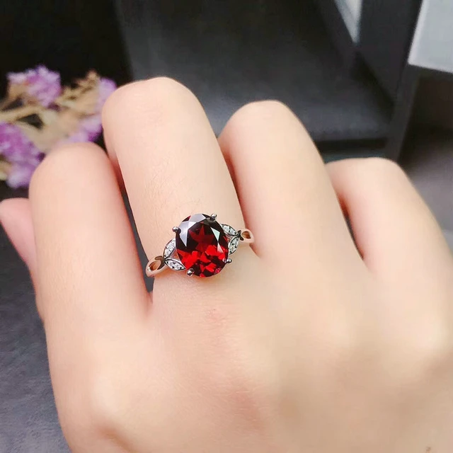 Dropship Exquisite Vintage Faux Ruby Ring Sparkling Gorgeous Rhinestone  Decor Ring Gift For Girls Women Mom to Sell Online at a Lower Price | Doba