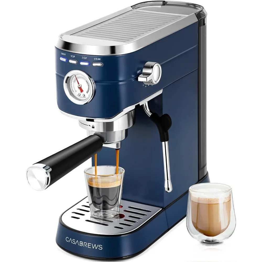 Espresso Machine 20 Bar Professional Espresso Maker Milk Frother Steam Wand Coffee Machine
