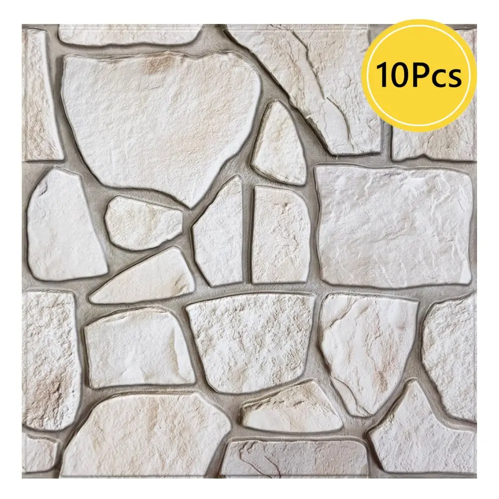 3D Faux Stone Wall Panels Peel and Stick Wall Tiles Decorative - Picture 31 of 33