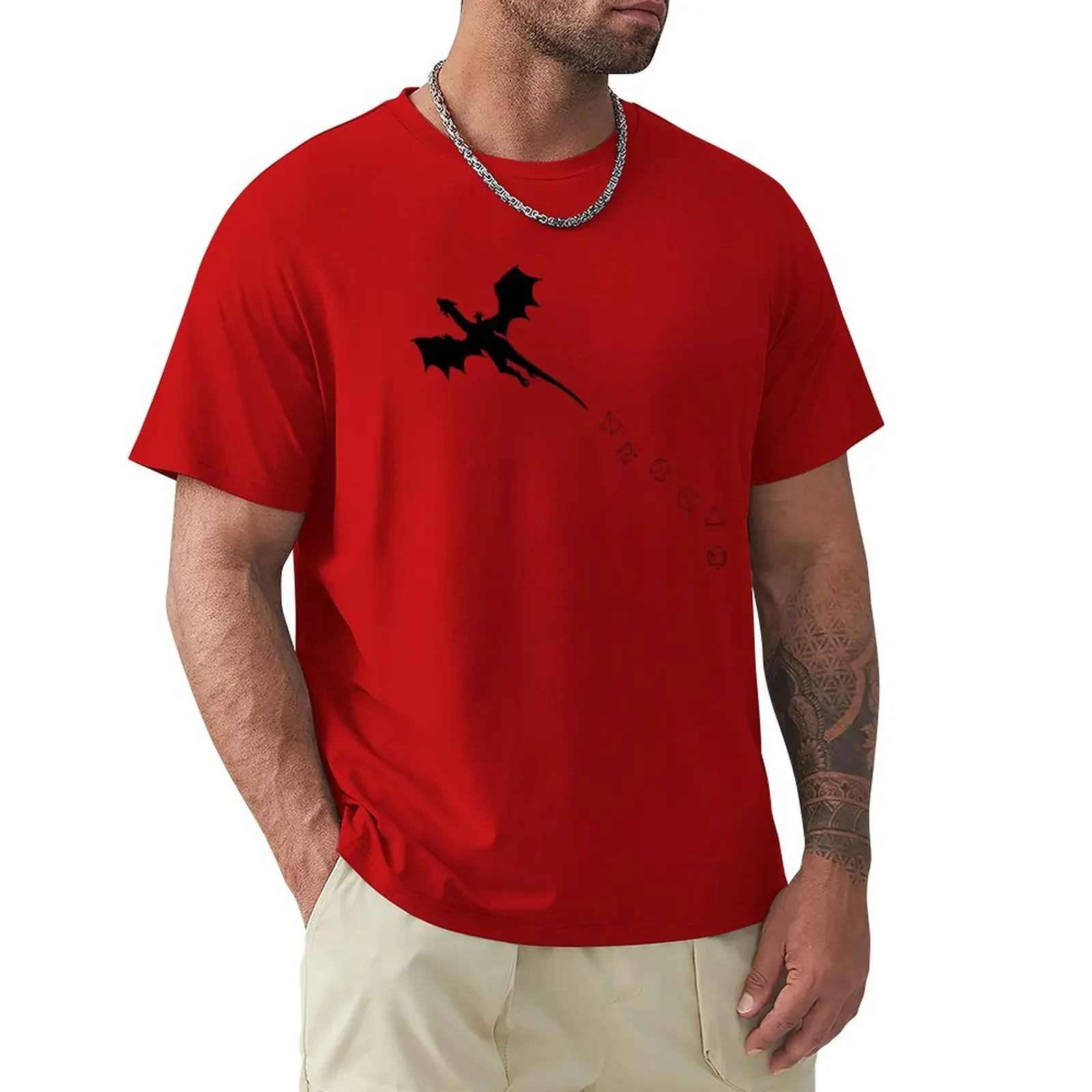 

Dices and Dragon T-Shirt sports fans Short sleeve tee kawaii clothes mens graphic t-shirts hip hop