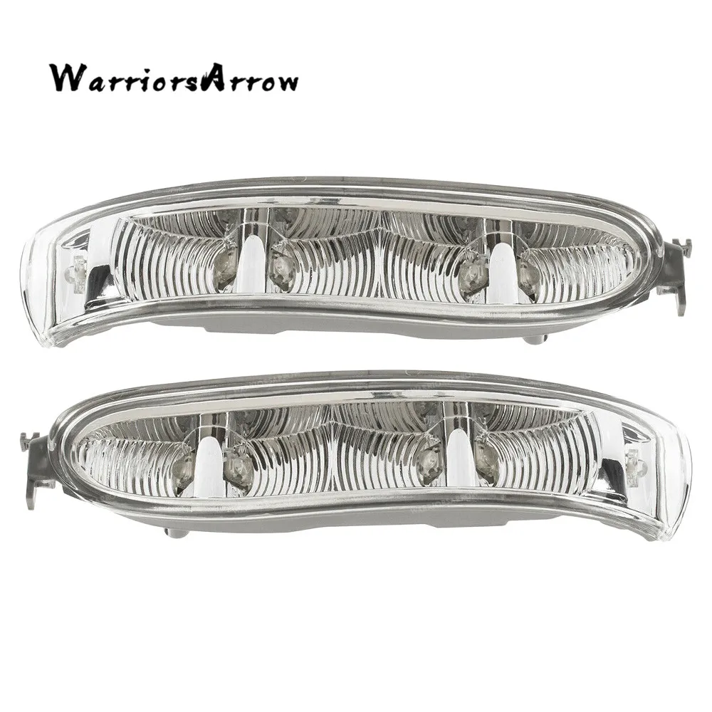 

Pair Front Left Right Side Mirror Turn Signal Light Lamp Clear For Mercedes-Benz W209 CLK Class 2003-2009 2308200721 2308200821