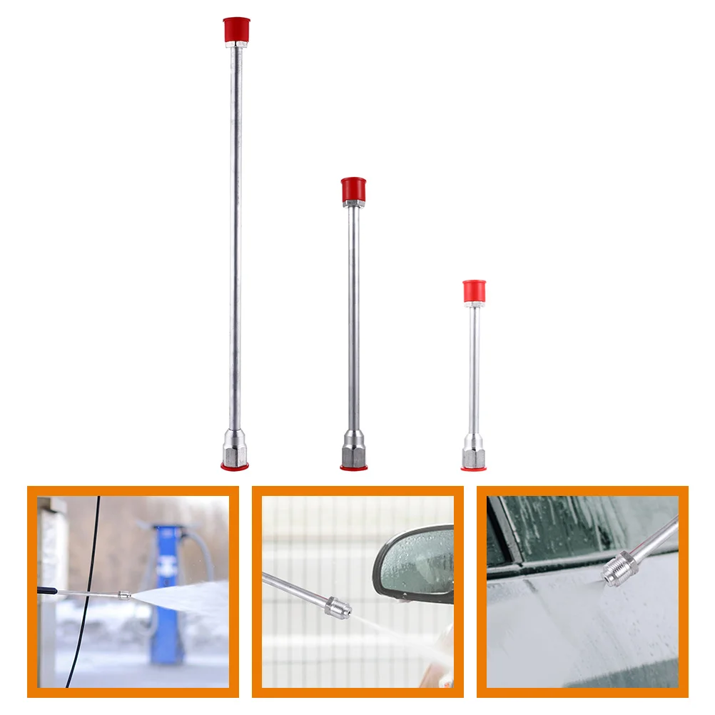 

3 Pcs Spray Gun Sprayer Extension Pole Airbrush Paint Rod Aluminum Alloy Airless Accessories