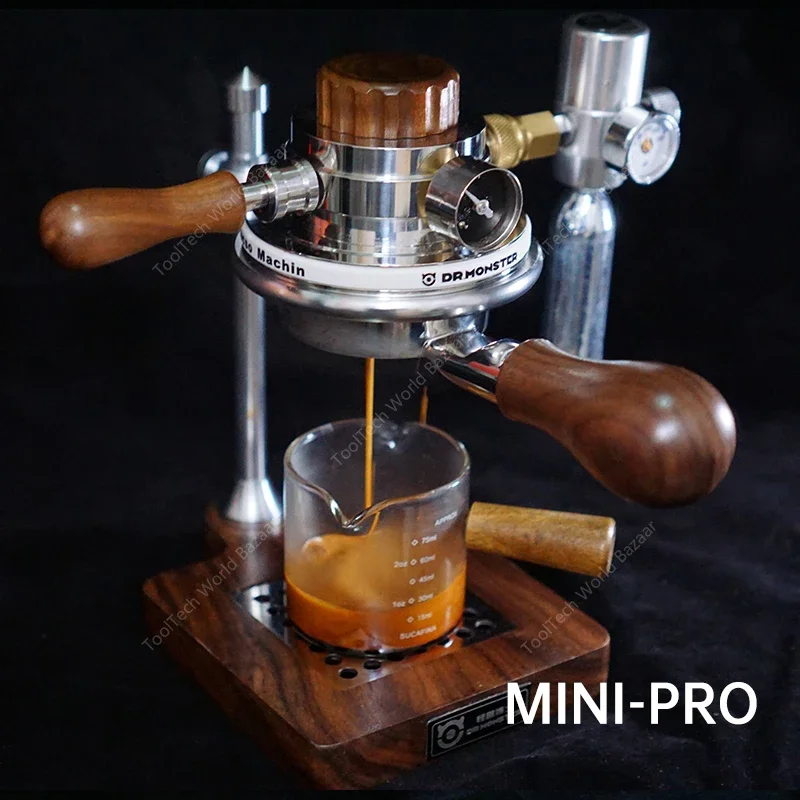 MINIPRO Pneumatic Coffee Maker Portable Manual Espresso Machine Small Compact Home Office Outdoor Use Americano Latte Cappuccino
