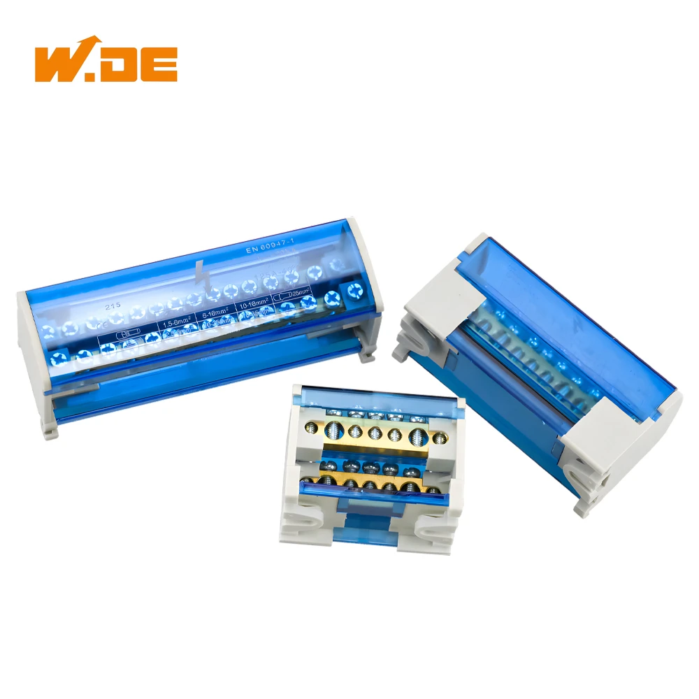 Boîte De Distribution De Fil Électrique Universelle, Borne De Rail Din, Vis Modulaire, Nuit Wdh207, 211/215, 1 Pièce