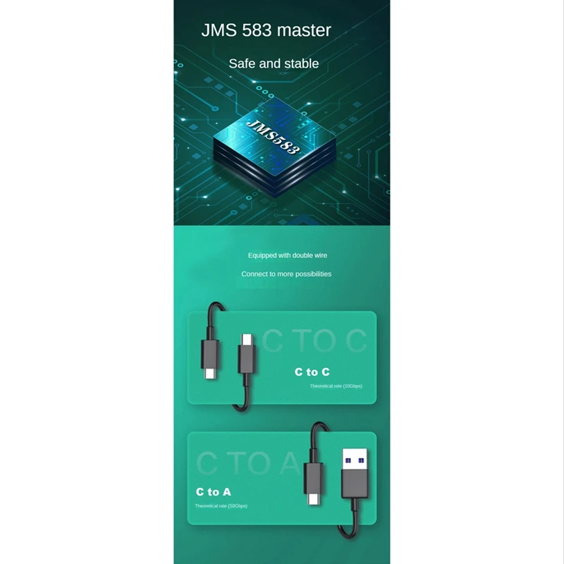 SSD Ŭ M.2 ̽, 2230 2242 2260 2280 M2 SSD, USB 3.2 Gen2, 10Gbps