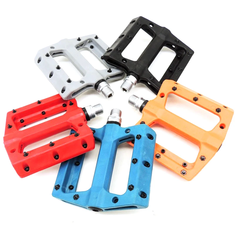 

Bicycle Pedals Nylon Fiber Bearing Wide Thickened Pedals Non-slip CNC BMX MTB Road Bike Platform Pedals Bike Parts