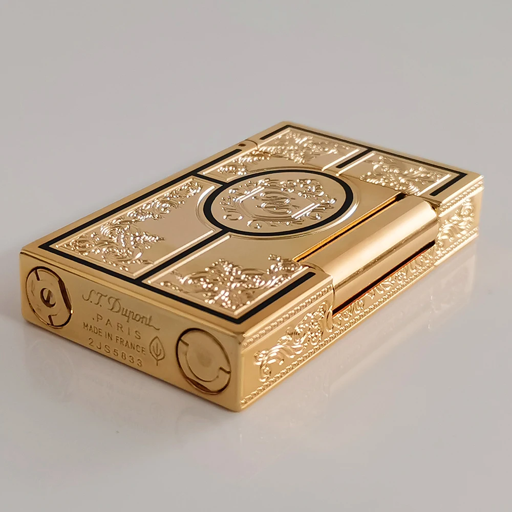 

Retro Inflatable Gas Lighter Pure Brass Material Bright Sound Luxury Outdoor Smoke Accessory Perfect Christmas Gift for Husband