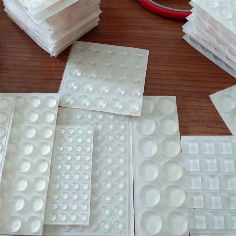 Transparent Self Adhesive Silicone Door Stopper Cabinet Bumpers Wall Protector Furniture Refrigerator Anti-crash Pad Silicone Door Stopper,Door Stopper Bumpers,Door Stopper,Silicone Rubber Bumpers