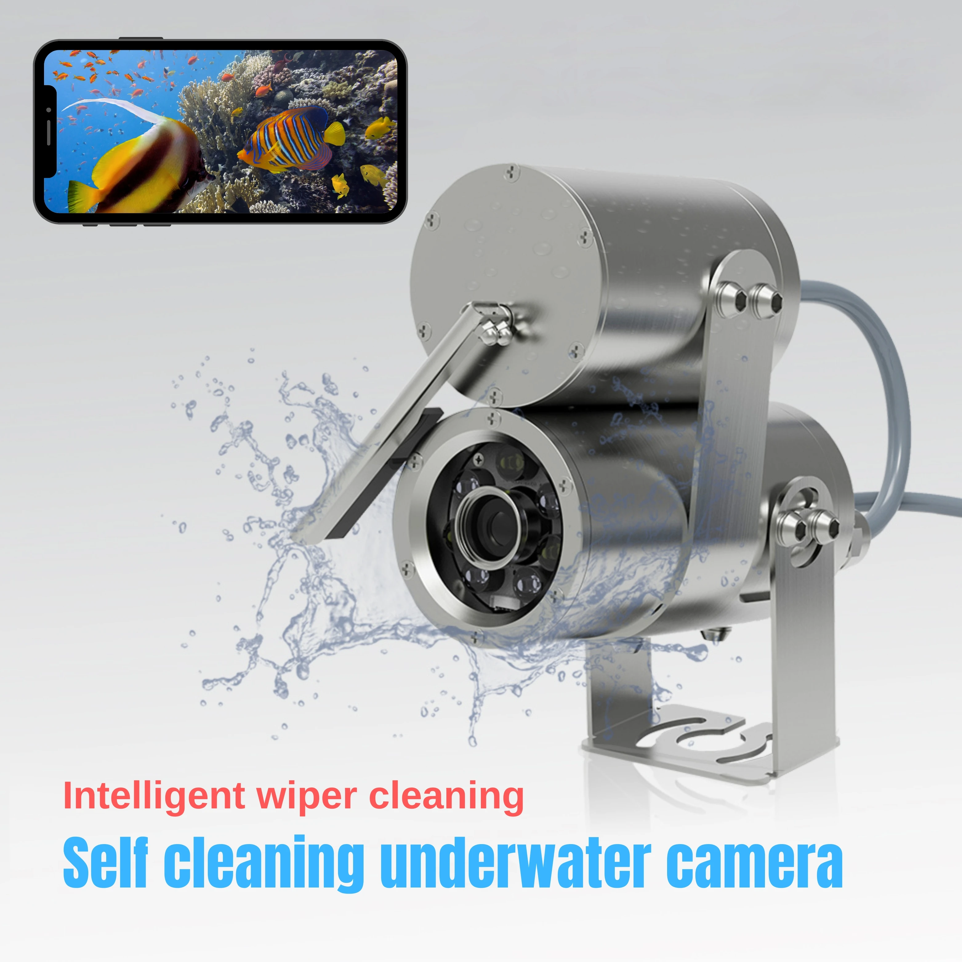 BarlusWiperUnderwaterCameracanbePlacedUnderwaterforaLongTime