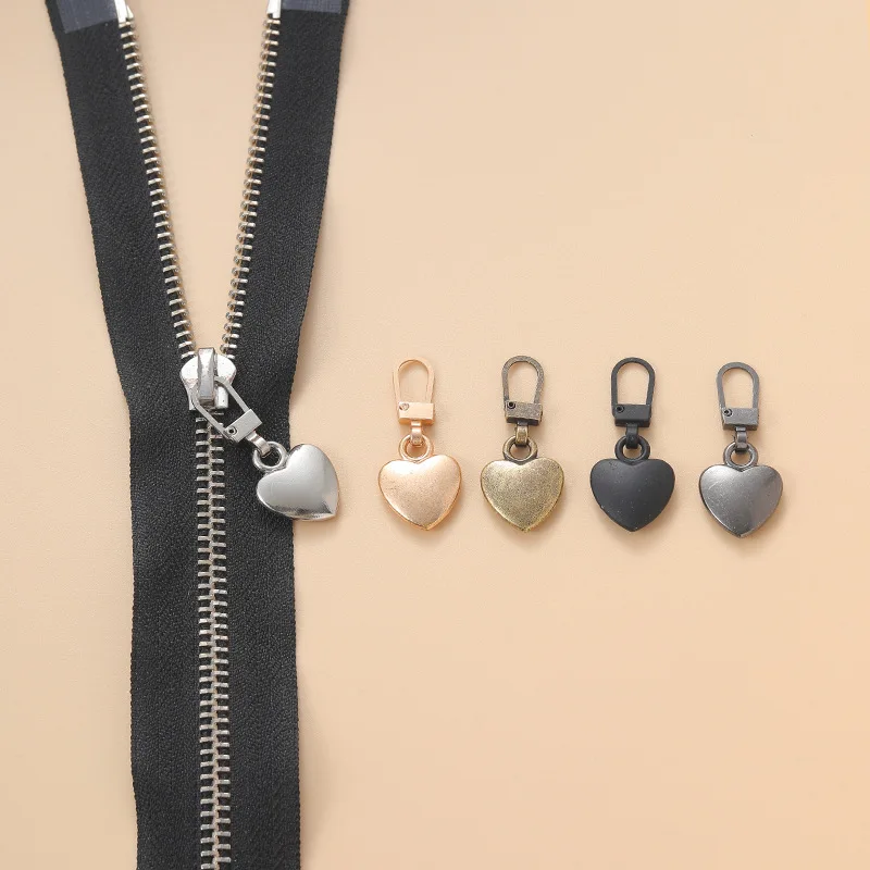 Detachable Zipper Sliders for Luggage Jackets Clothes Shoes and Boots-Easy Tool-Free Replacement Zipper Pulls 5Pcs