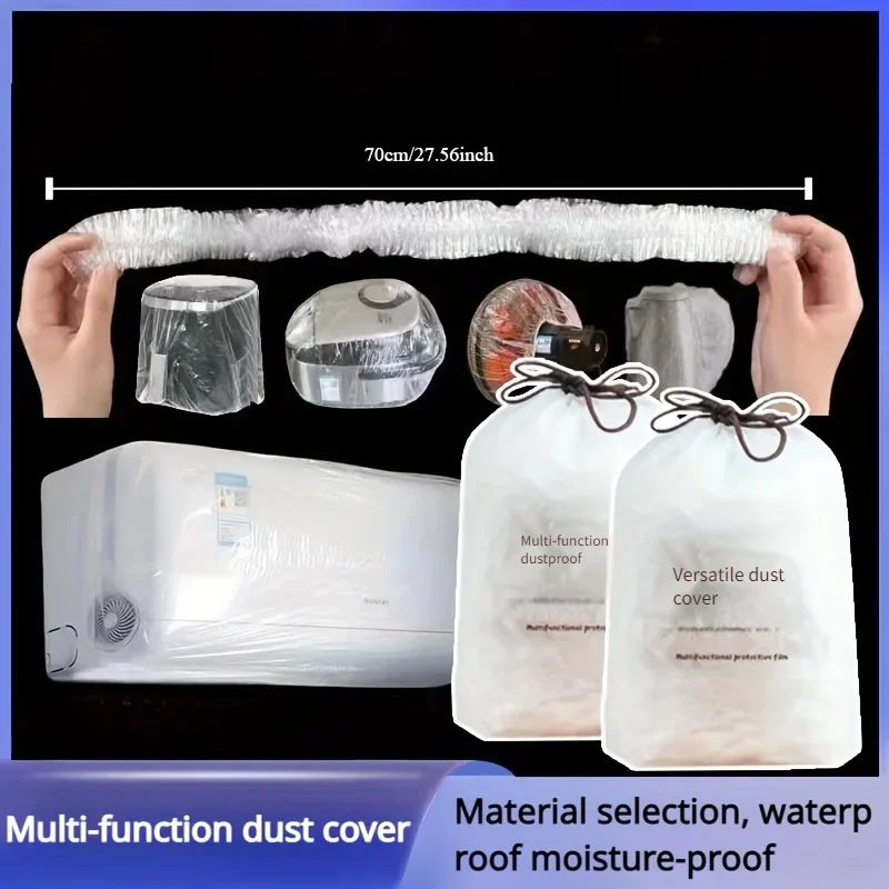 Extra Large and Thick Disposable Dust Cover, Durable and Waterproof, with Elastic Edges, Suitable for Storing Kitchen Appliances
