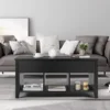 Lift Top Coffee Table, Wood Home Living Room Modern Lift Top Storage Coffee Table w/Hidden Compartment Lift Tabletop Furniture 2