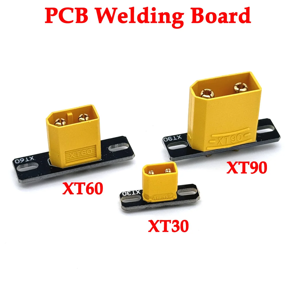 Xt30 Xt60 Xt90 Pcb Welding Board Plate Fixed Seat Connector Holder Pcb Per Fai Da Te Fpv Multicopter Racing Drone