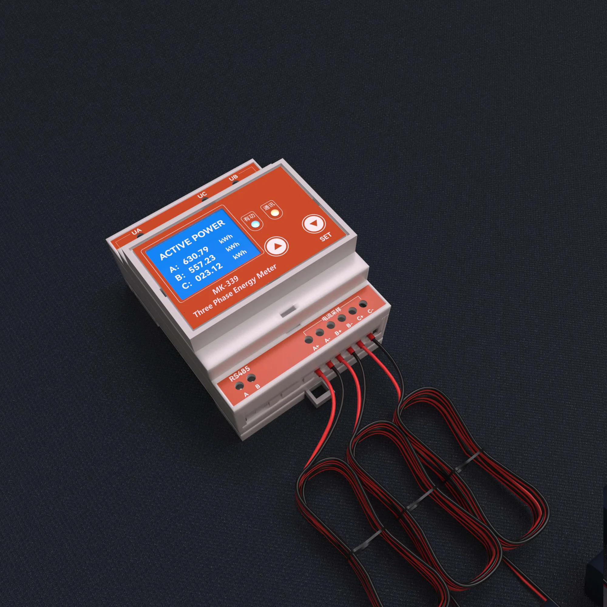 

3 phase energy meter MODBUS RS485 smart meter 3 phase power meter