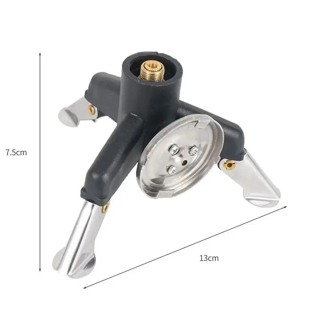 Description Picture 2 of itemOutdoor Stove Tripod Gas Adapter Tank Stand Connector Camping Portable Equipment Ultralight Copper Tank Camp Cooking Supplies